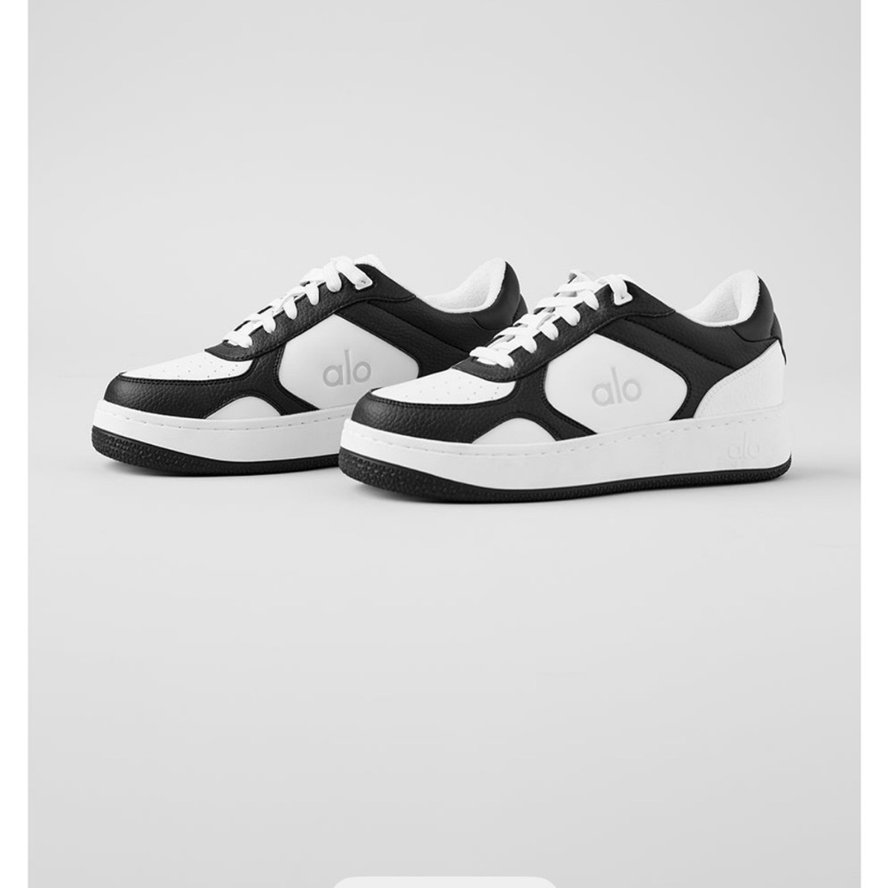 Alo Black and White Sneakers